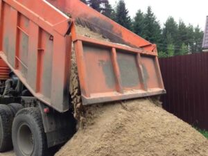 Доставка песка по харькову